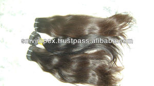 Cheveux humains 100% naturels Remy Ewaving d'Inde. Cheveux indiens. Tissage naturel de cheveux humains bruts d'Inde - Product Image 4