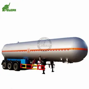 Xe tải Trailer Sử Dụng ASME tiêu chuẩn sử dụng LPG vận chuyển Tank Trailer Bán với công suất của Phụ lục 25MT gắn trên 3 trục