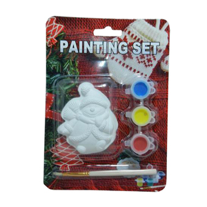 Noël bricolage impression artisanat pour enfant bricolage ornements de noël enfants arts artisanat couleur dessin céramique bricolage jouet peinture ensemble - Product Image 3