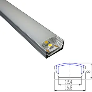 2 Meter LED Alu profil Aluminium Profil Led Strip