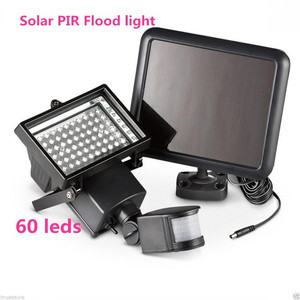 Solar powered esterna Giardino Luce led 60 LEDs PIR Corpo Del Sensore di Movimento Proiettori Faretti Lampada Solare strada <span class=keywords><strong>lampadine</strong></span> - Product Image 6