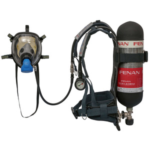 Hot Sale Fire fighter In sich geschlossenes Atemgerät SCBA-Ausrüstung <span class=keywords><strong>6.8L</strong></span> Kohle faser 6L Stahl gasflasche <span class=keywords><strong>EN</strong></span> 137 136 CE - Product Image 1