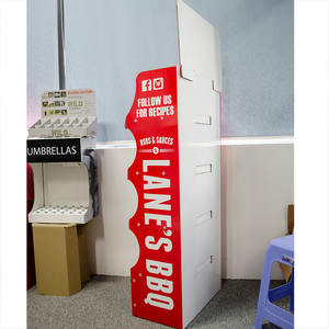 حار بيع عيد الميلاد سوبر ماركت بطاقات من الكرتون للعرض الترويجي التوابل رف شاشة - Product Image 4