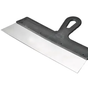 Grattoir en acier au carbone, couteau à mastic mat de cm de large avec manche en plastique