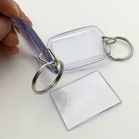 4*5cm benutzer definierte klare Acryl Foto Schlüssel anhänger Großhandel