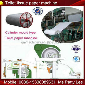 Waste paper, reycling bagasse paper toilet paper that ago the machinery, 1880mm, ton/days - Product Image 3