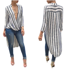 Encuentre ofertas de blusas largas atras elegantes y de moda - Alibaba.com
