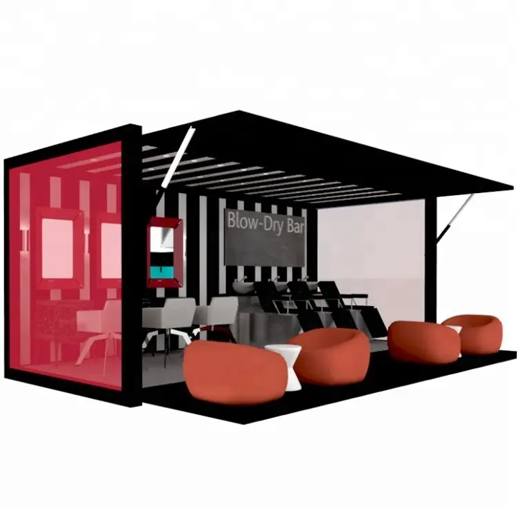 Hysun Modern Mobil Konteyner Bar Pop Up Kahve Dükkanı Konteyner Ev Kahve Bar Için konteyner evini Aç kitapçı