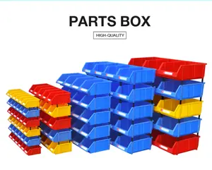 Plastic Storage Bin Hanging Stacking Containers for samll parts