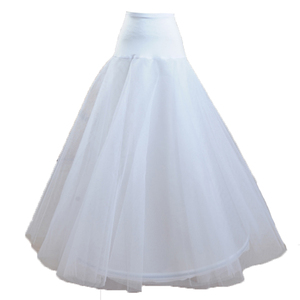 P8860 <span class=keywords><strong>Jupon</strong></span> de robe de mariée en tulle Crinoline <span class=keywords><strong>avec</strong></span> un cerceau - Product Image 1