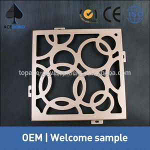 Productos de aislamiento de sonido materiales decorativos de aluminio tipo de falso <span class=keywords><strong>techo</strong></span> de paneles solares de montaje en pared - Product Image 5