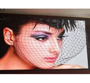 Painel de serviço frontal de montagem em parede fixa 1000x250mm P1.56 P1.95 P2.5 P2.6 P3.91 tela LED interna ultra estreita/super fina