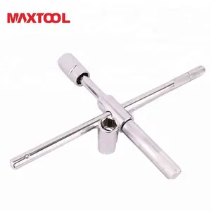 China Suppliers Foldable Portable Wheel Nut Wrench Folding Universal Cross Rim Wrench