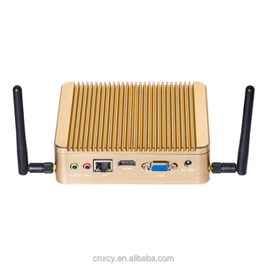 Xcy Mini PC de escritorio <span class=keywords><strong>barato</strong></span> Intel Celeron J1900 sistema <span class=keywords><strong>Barebone</strong></span> sin ventilador panel industrial - Product Image 4