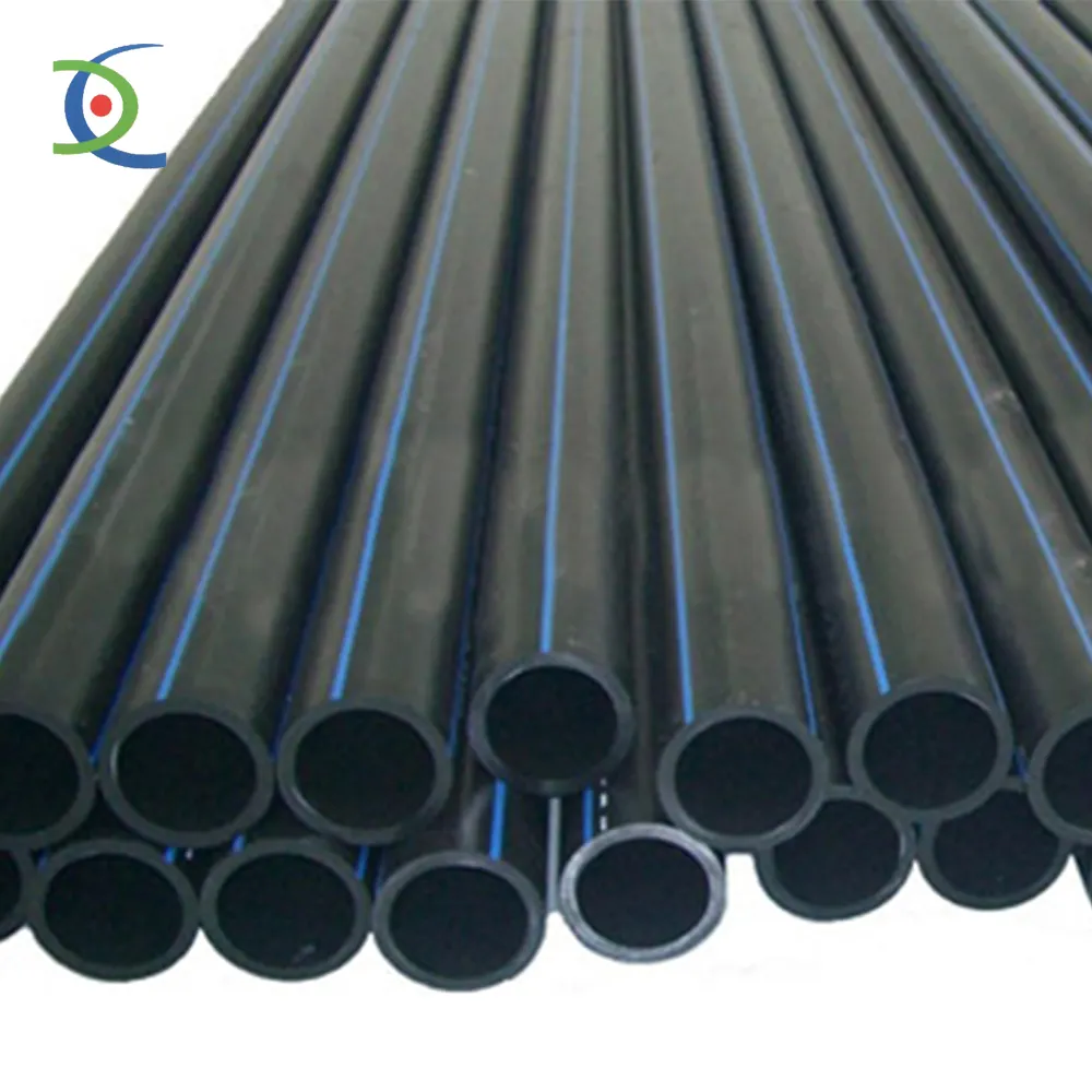Prezzo metro diametro tubi di plastica 20 pollici tubo hdpe forma completa tubo hdpe 200mm