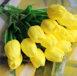 <span class=keywords><strong>Fiore</strong></span> artificiale del <span class=keywords><strong>tulipano</strong></span> di tocco reale per la decorazione domestica - Product Image 3