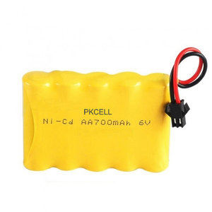 Ni-cd <span class=keywords><strong>aa</strong></span> 700mah <span class=keywords><strong>6v</strong></span> סוללה נטענת עבור כלי חשמל - Product Image 2