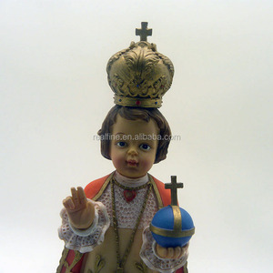 Statue de jésus de <span class=keywords><strong>prague</strong></span> en polyrésine Statue catholique religieuse en résine - Product Image 3
