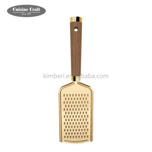 <span class=keywords><strong>Râpe</strong></span> <span class=keywords><strong>plate</strong></span> avec manche en <span class=keywords><strong>bois</strong></span>, accessoires de cuisine, revêtement cuivre, fantaisie - Product Image 3