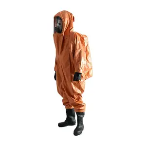 <span class=keywords><strong>Traje</strong></span> de Protección de Nivel 3, Hermético, Antivaho, Resistente a Salpicaduras Químicas, con Bolsa para Equipo de Respiración Autónoma (ERA) - Product Image 3