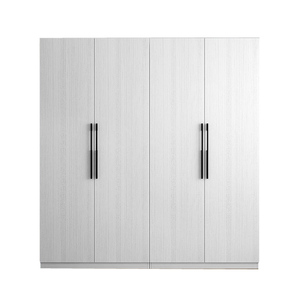 Semplice combinazione di design camera da letto mobili in legno <span class=keywords><strong>bianco</strong></span> 4 porta del guardaroba - Product Image 1