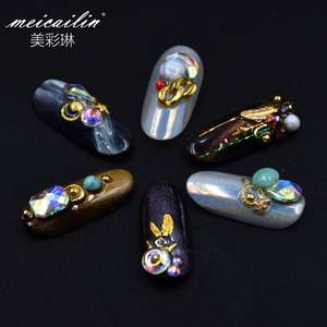 Nuovo arrivo 1 scatola di forma mista unghie decorazioni artistiche - Product Image 6