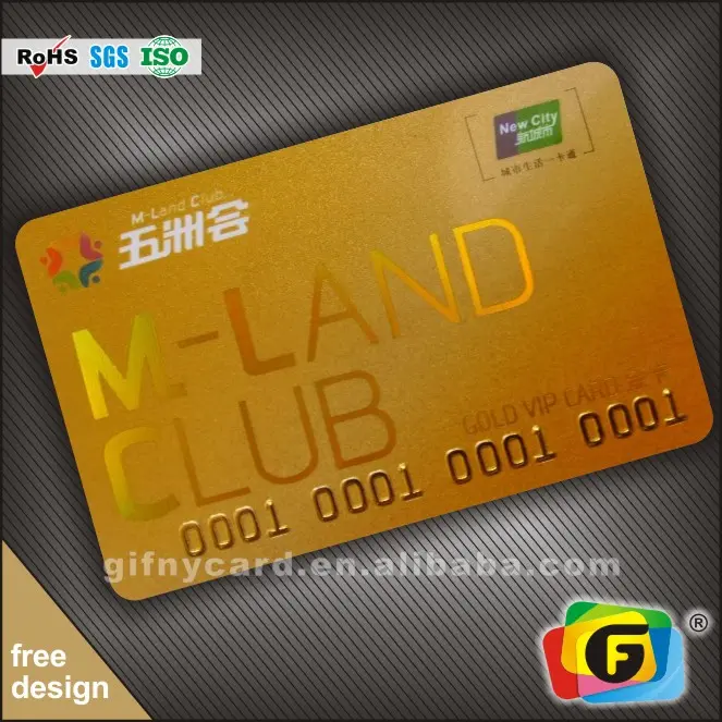 stampati personalizzati di plastica vip card maker a shenzhen