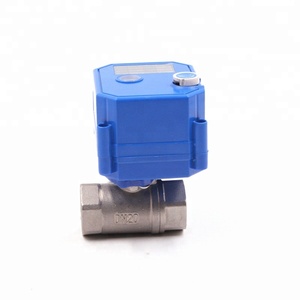 Mini 2 cách Thép Không Gỉ điều khiển <span class=keywords><strong>servo</strong></span> van cho thiết bị nước DN15 DN20 DN25 DN32 DC12V DC24V - Product Image 5