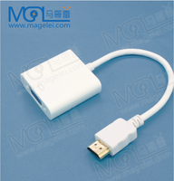 Servicio OEM Cable Adaptador HDMI a VGA 1080p HDMI Macho a VGA Hembra con Amplio Stock