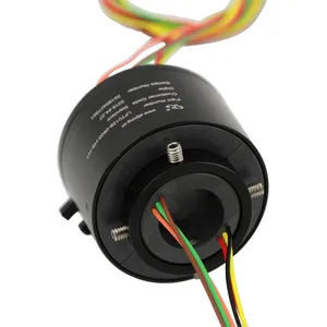 Piccolo Attraverso Il Foro Slip Ring, Dimensioni del Foro 12.7 millimetri 6 Filo 5A Metalli Preziosi Contatti, per Dovere di Luce