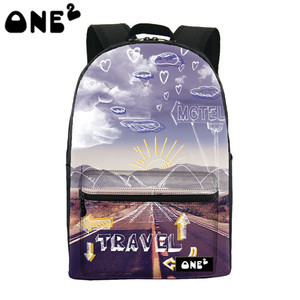 2016ONE2 Diseño Vendedores calientes Olympic series voleibol deportes tela colorida mochila niños niñas adolescentes - Product Image 4