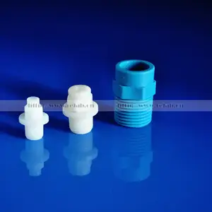 PVDF Plastic Full Cone and Flat Fan Water Jet Nozzle