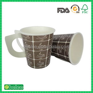 7 oz con aislamiento taza de papel con <span class=keywords><strong>la</strong></span> manija para el envasado de café caliente sacar - Product Image 1