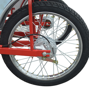 Pédale de bicyclette à quatre roues, vélo de route à quatre rayons, usage pour parc de villes, pouces - Product Image 3