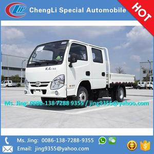El Líbano Euro V de doble fila de camión <span class=keywords><strong>pequeño</strong></span> 1,5 tonelada <span class=keywords><strong>IVECO</strong></span> Yuejin mini Luz de carga de camiones para la venta - Product Image 2