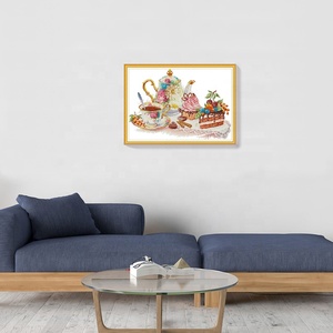 NKF Trà Chiều 6 Chất Liệu Dệt & Vải Diy Cross Stitch Pattern Top Chất Lượng Dày Vải Dân Gian Nghệ Thuật Trang Trí Nội Thất - Product Image 2