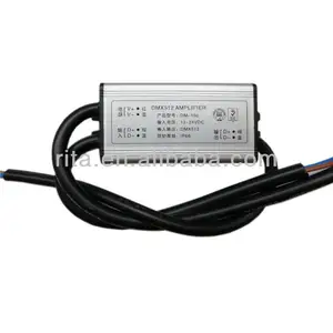 DM-15 ; עמיד למים dmx 512 מגבר אות , קלט dc12-24v 