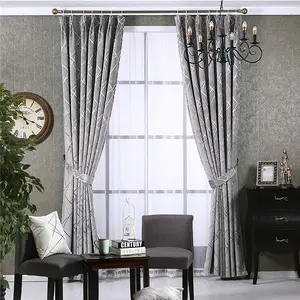New crush designs The hot sale window curtains free sample fabric multi color valance curtain ready available Guangzhou supplier