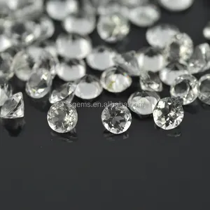 Manufacturer Wholesale Round 2.75ミリメートルFaceted Cut Topaz Gems Natural Loose Gemstone