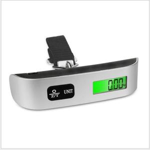 Hot Selling 50kg Reisegepäck Elektronische Waage LCD Digital Baggage Hang Pocket Wiegen Batterie betriebenes Kunststoff material - Product Image 3
