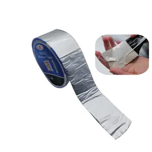 High Adhesion Waterproof Aluminum Foil <strong>Butyl</strong> Tape <strong>Butyl</strong> Rubber Sealing Tape Patch Tape - Product Image 1
