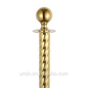 เหล็กฉากกั้นคิวแบบเกลียวเกรดสูง,ทำจากเชือกทอง - Product Image 4