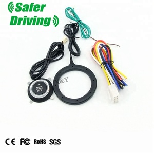 <span class=keywords><strong>Promotion</strong></span> des ventes RFID Alarme Avec Bouton de Démarrage Et Transpondeur Antidémarrage Système de démarrage de saut de voiture d'alarme par auto (XY-902) - Product Image 6