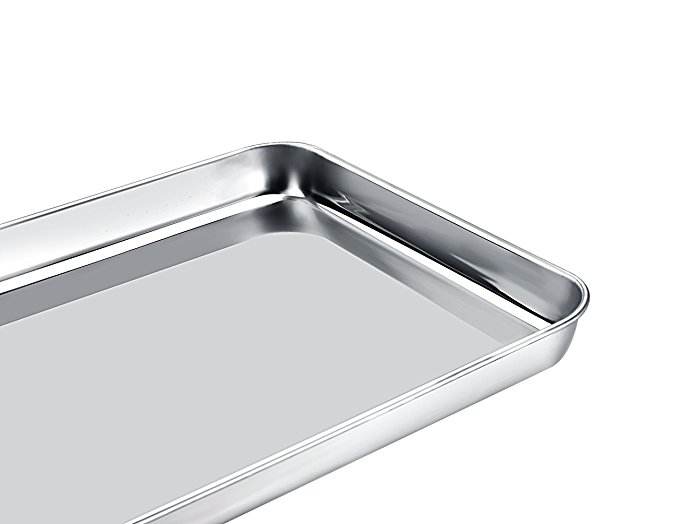 Non-toxic Eco-friendly Stainless Steel Baking Tray Set Custom Oem