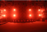 7X40W COB couleur rétro scène lumière DMX contrôle atomique Vintage halogène effet rétro Dj lumière