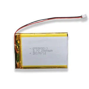 Oplaadbare 555075 505573 3.7V 2500Mah Lipo Batterij Met Ul Kc Cb Msds Certificering