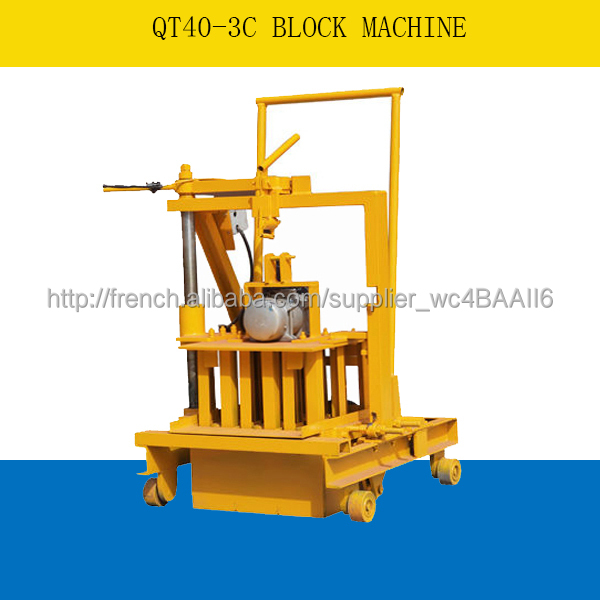 QMY 2-45 nouveau Machine manuelle des briques en béton/pondeuse à parpaing