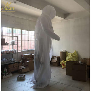 Marionnette fantôme blanche <span class=keywords><strong>gonflable</strong></span> à éclairage led <span class=keywords><strong>géant</strong></span>, costume de poupée de marche pour festival ville parade Z03 - Product Image 5