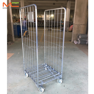 סופרמרקט אבטחה רול כלוב 2-שכבות מיכל מטען עשוי פלדה - Product Image 2