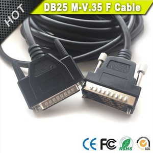 Câble DTE mâle vers femelle, noir, 10 pieds, DB25 - Product Image 4